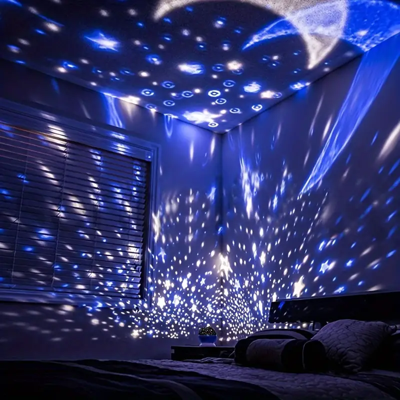 Luna – Sterrenprojector Nachtlamp met muziek en USB voor kinderkamer