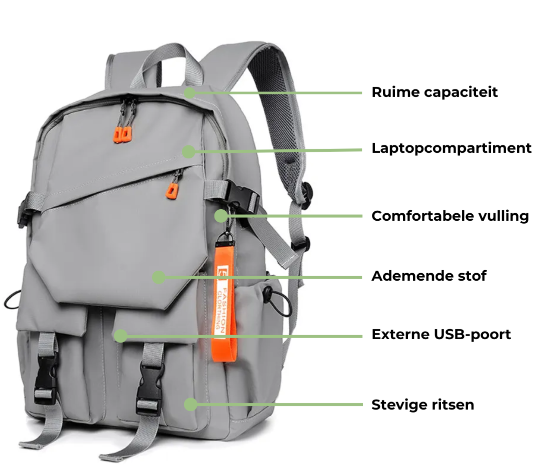 Outdoor Rugzak – Waterdicht & Comfortabel | Voor Sport & Reizen