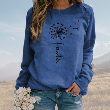 Elena | Stylish 'Faith' sweater