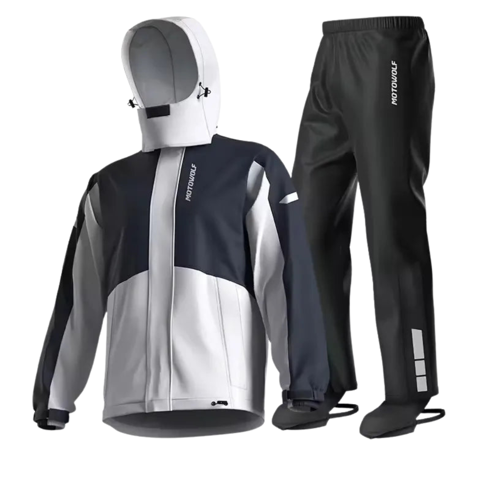 MotoShield – chaqueta y pantalón de motorista Regenpak – impermeable y transpirable unisex