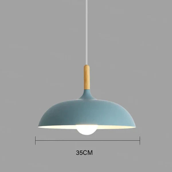 ScandiLuxe – Lámpara de techo de roble escandinavo LED – Interior moderno