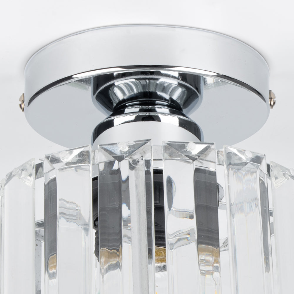Bravura – Moderne flush plafondlamp – 1-lichts zwart design