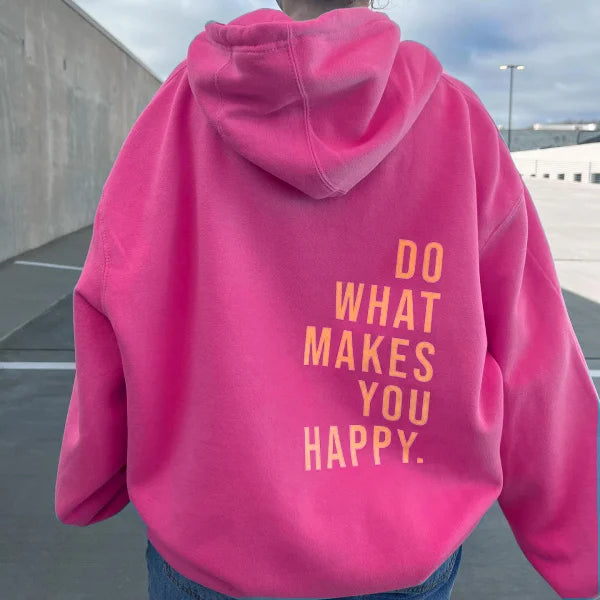 Leonie – Dames Hoodie met Letterprint & Zachte Katoenmix