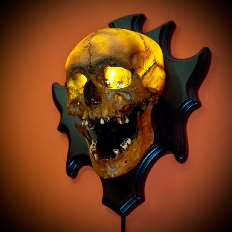 Skull Nightlight - LED Night Lamp | Cool Skeleton Design for Atmosphere