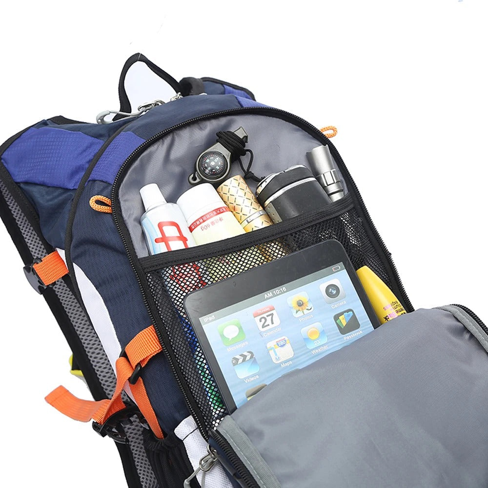Fiets- & Wandelrugzak 18L – Inclusief 2L Waterzak & Regenhoes