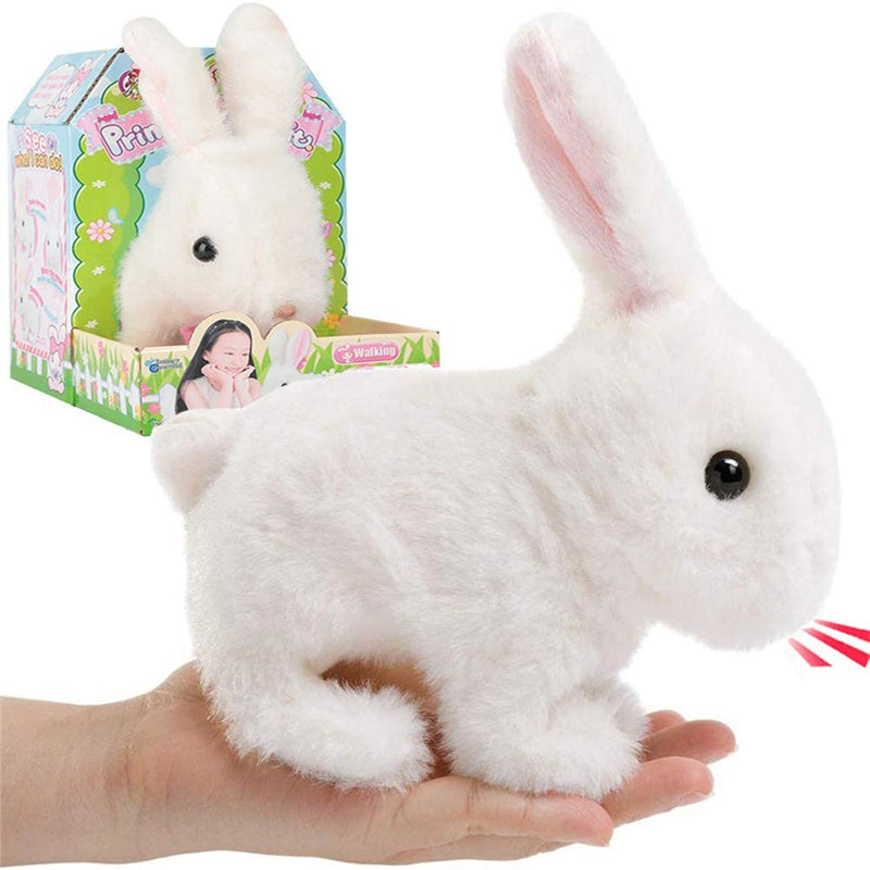 Interactive Plush Hare – Electronic Toy with Motion & Sound Response