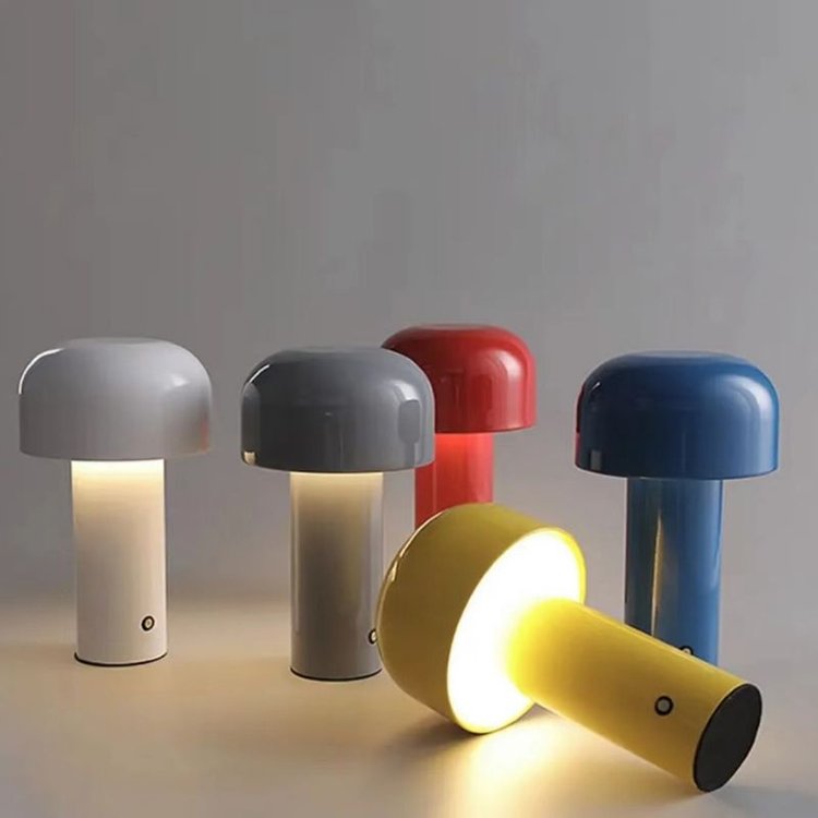 Melzano HaloGleam | Paddestoel Oplaadbare Tafellamp