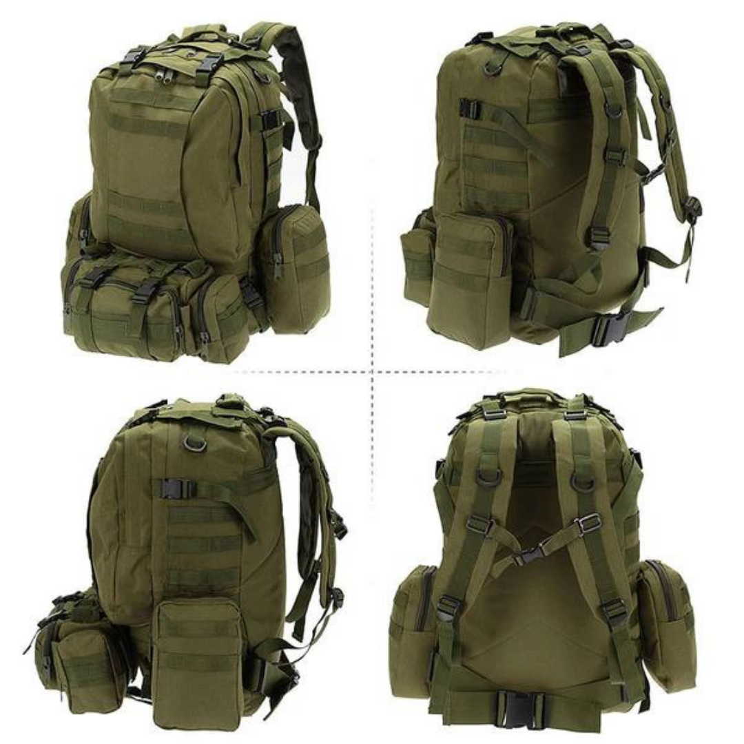 50L Army Rugzak – Aanpasbaar, Waterbestendig & Duurzaam