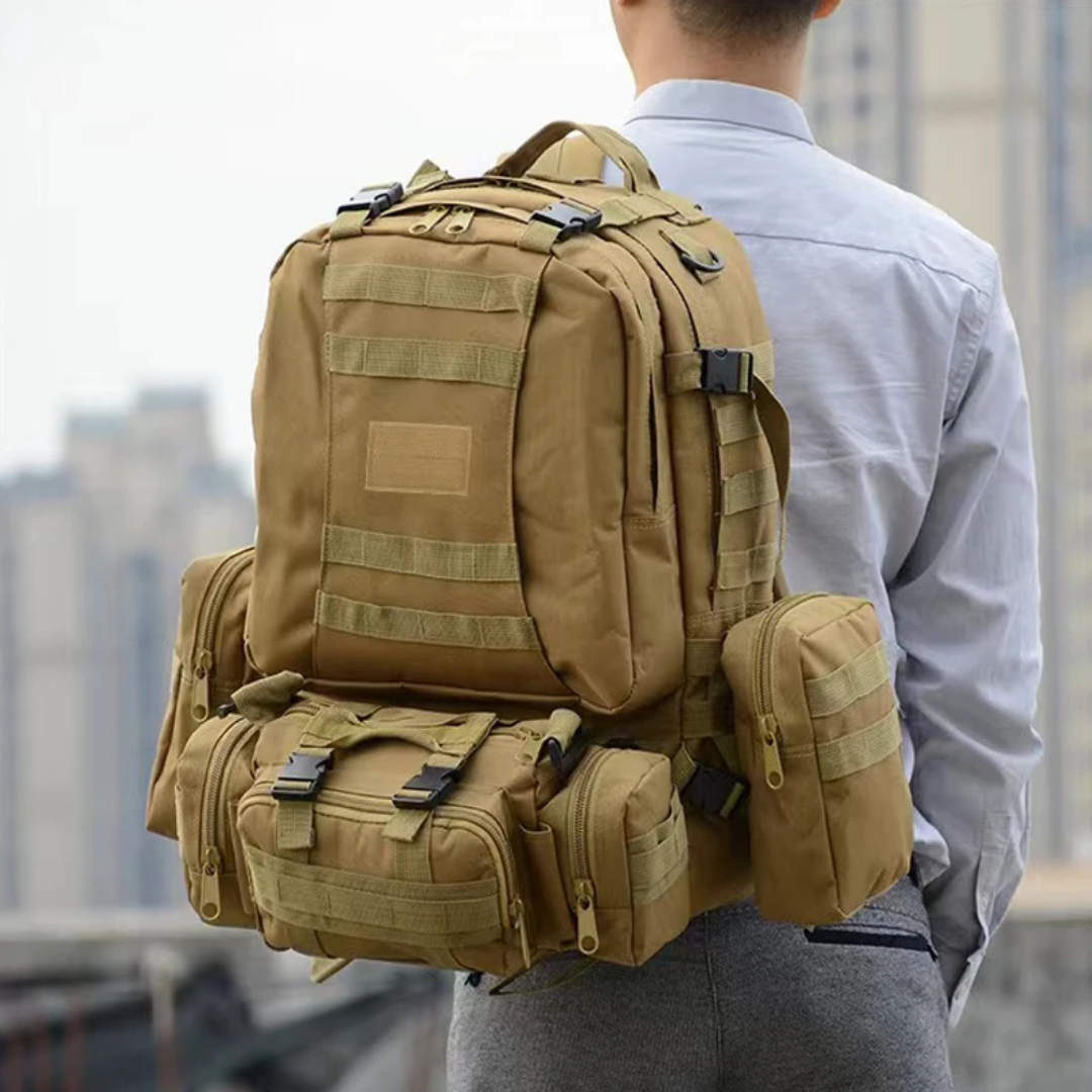50L Army Rugzak – Aanpasbaar, Waterbestendig & Duurzaam