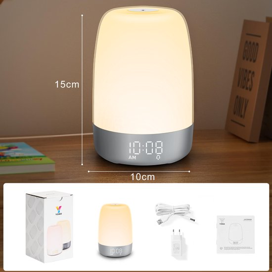 Wake up Light mit Naturklängen Aurora – Zachte en Natuurlijke Wekker voor een Energieke Start van de Dag