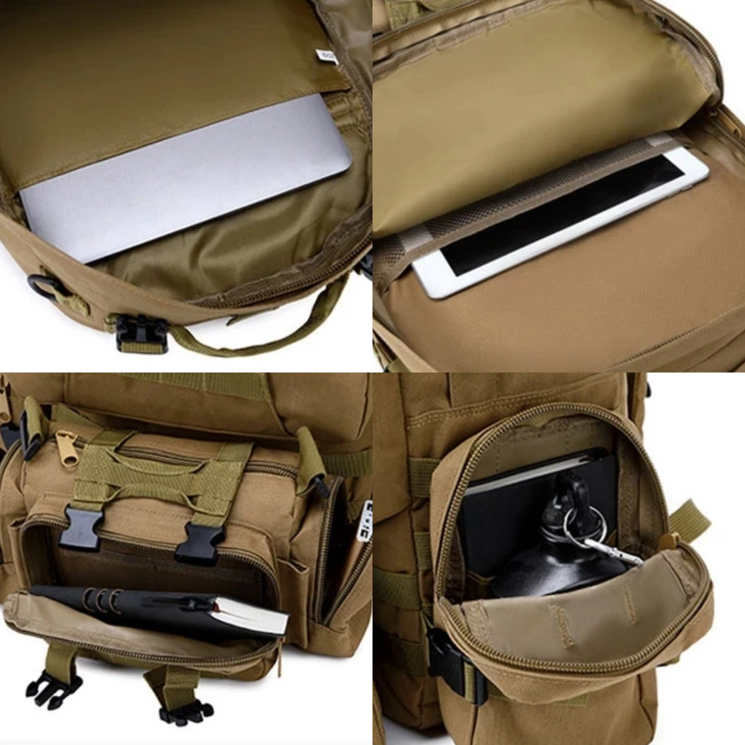 50L Army Rugzak – Aanpasbaar, Waterbestendig & Duurzaam