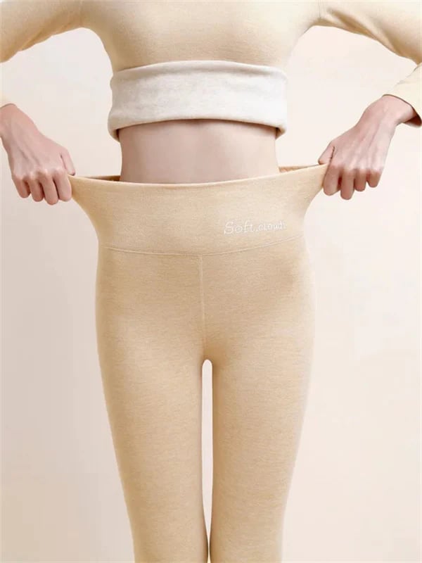 Melzano – Dames winterbroek fleece | Warme legging met shaping effect