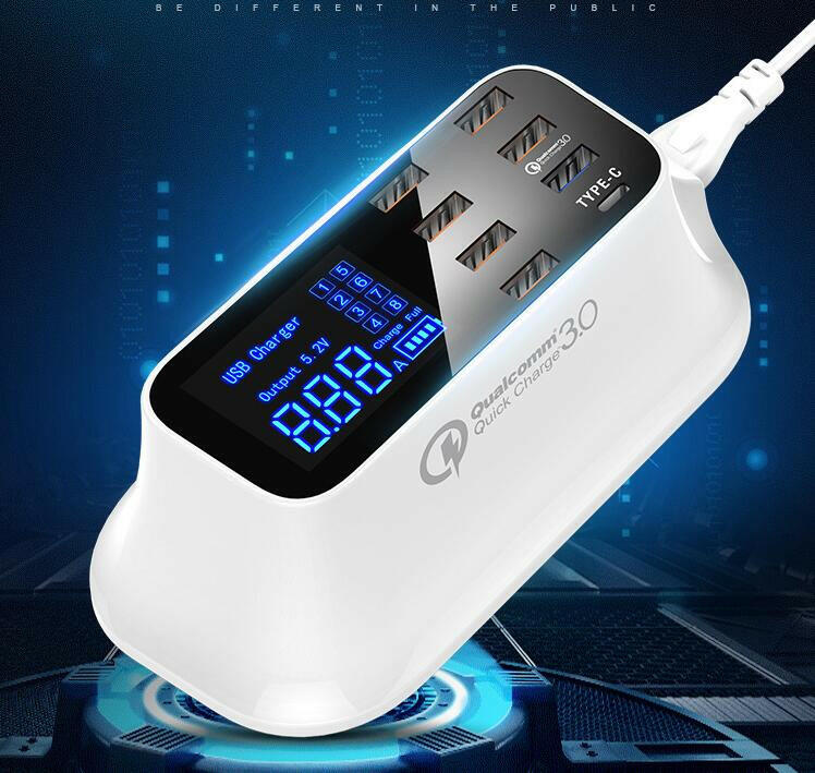 Melzano Quick Charge 3.0 Slim USB-laadstation