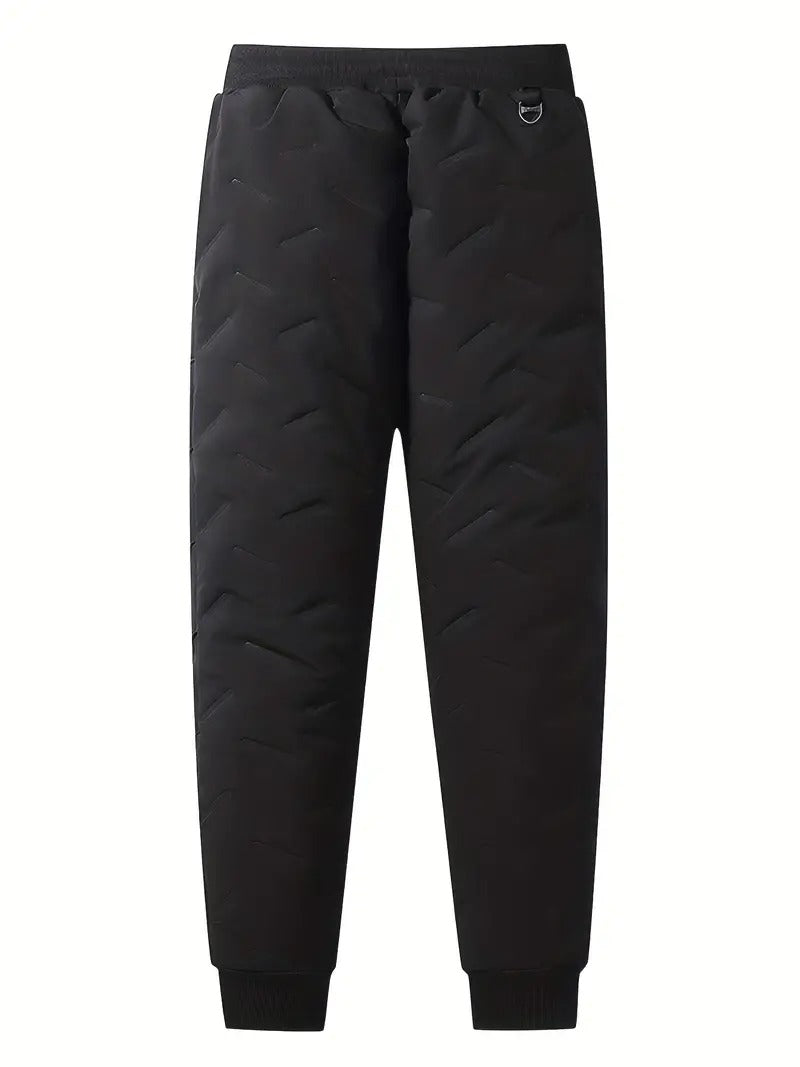 Ardenvo – Pantalón de hombre de doble capa | Forro polar y diseño elegante