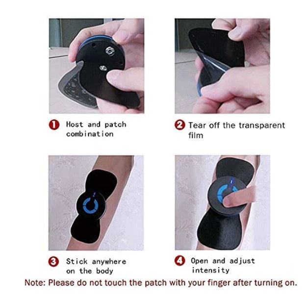FlexPulse – Portable Neck and Leg Massager with 6 Modes – EMS Therapy