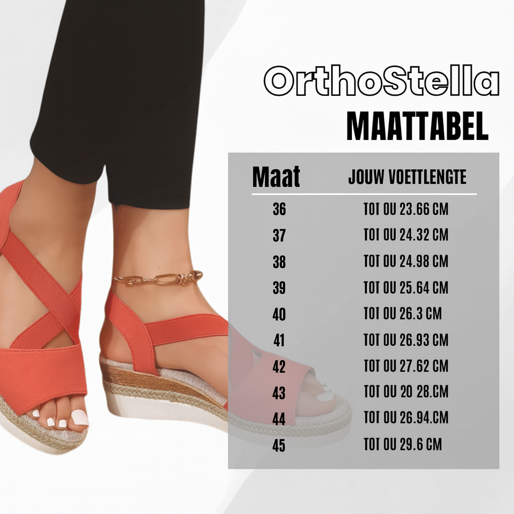 OrthoStella – Ergonomische sandalen voor dames met pijnverlichting
