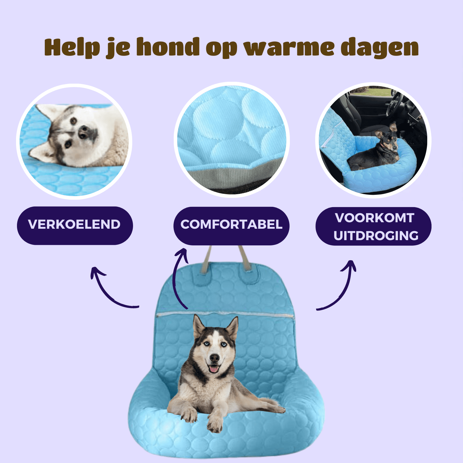 Melzano Koelmand | Koelmand voor in de auto (4 keer effectiever)