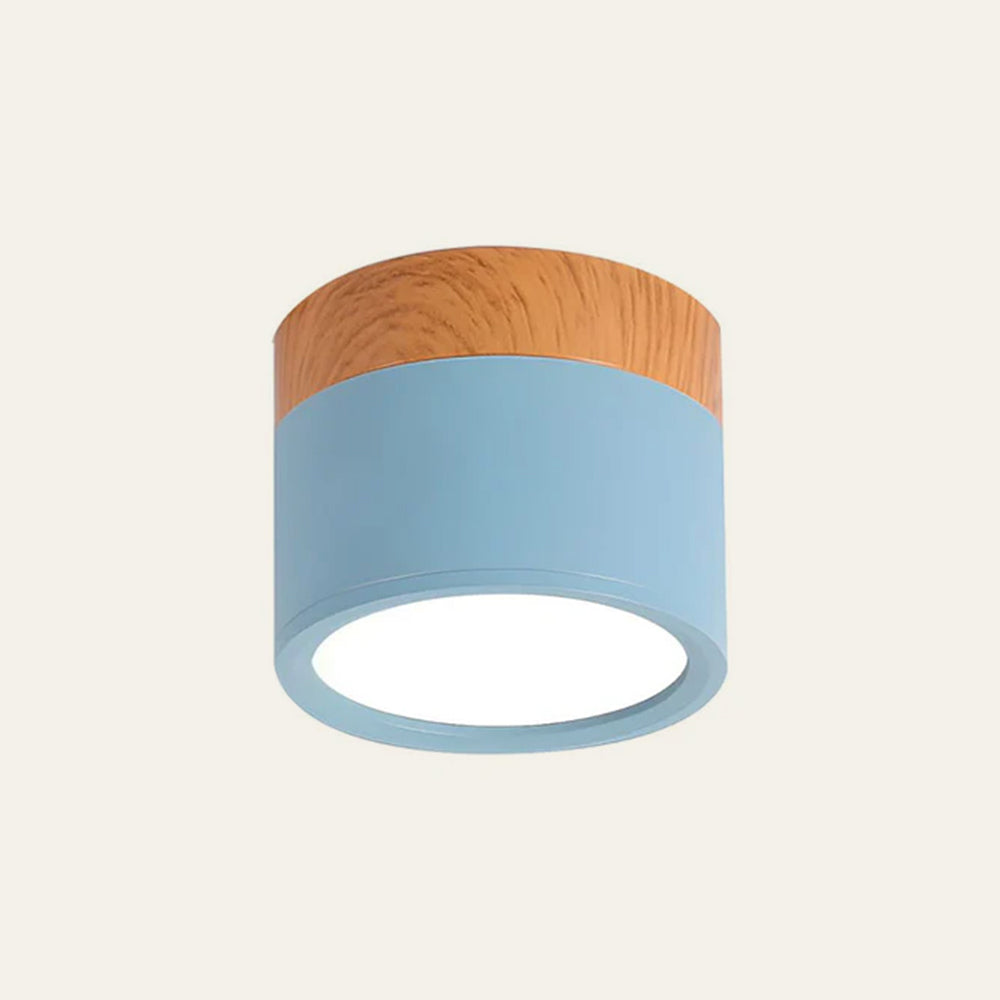 Cylora – Compacte flush plafondlamp – Moderne aluminium LED spot
