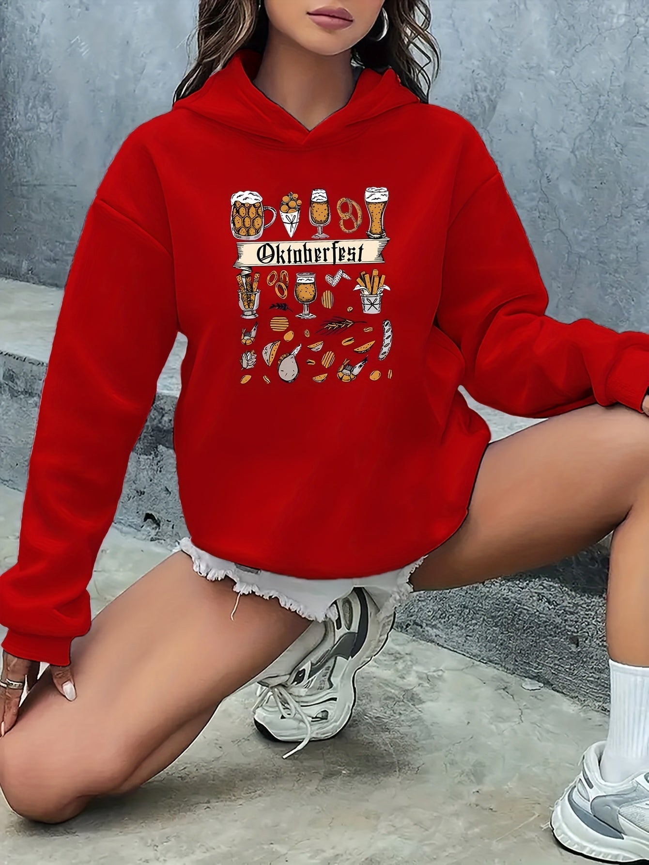 Bavaria Spirit Dames Hoodie Anna – Oktoberfest Warm voor Herfst & Winter