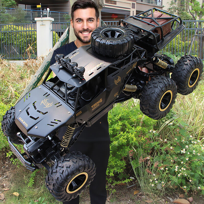 TerraX – RC-monstertruck 6WD met LED & 52 km/u – voor offroadfans