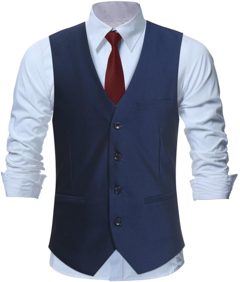 Melzano Zeldony – Traditionele Satijnen Vest met Stropdas en Pochet
