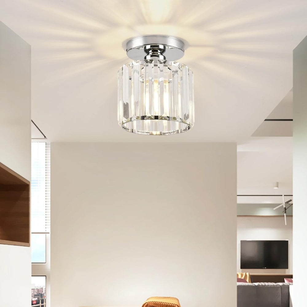 Bravura – Moderne flush plafondlamp – 1-lichts zwart design