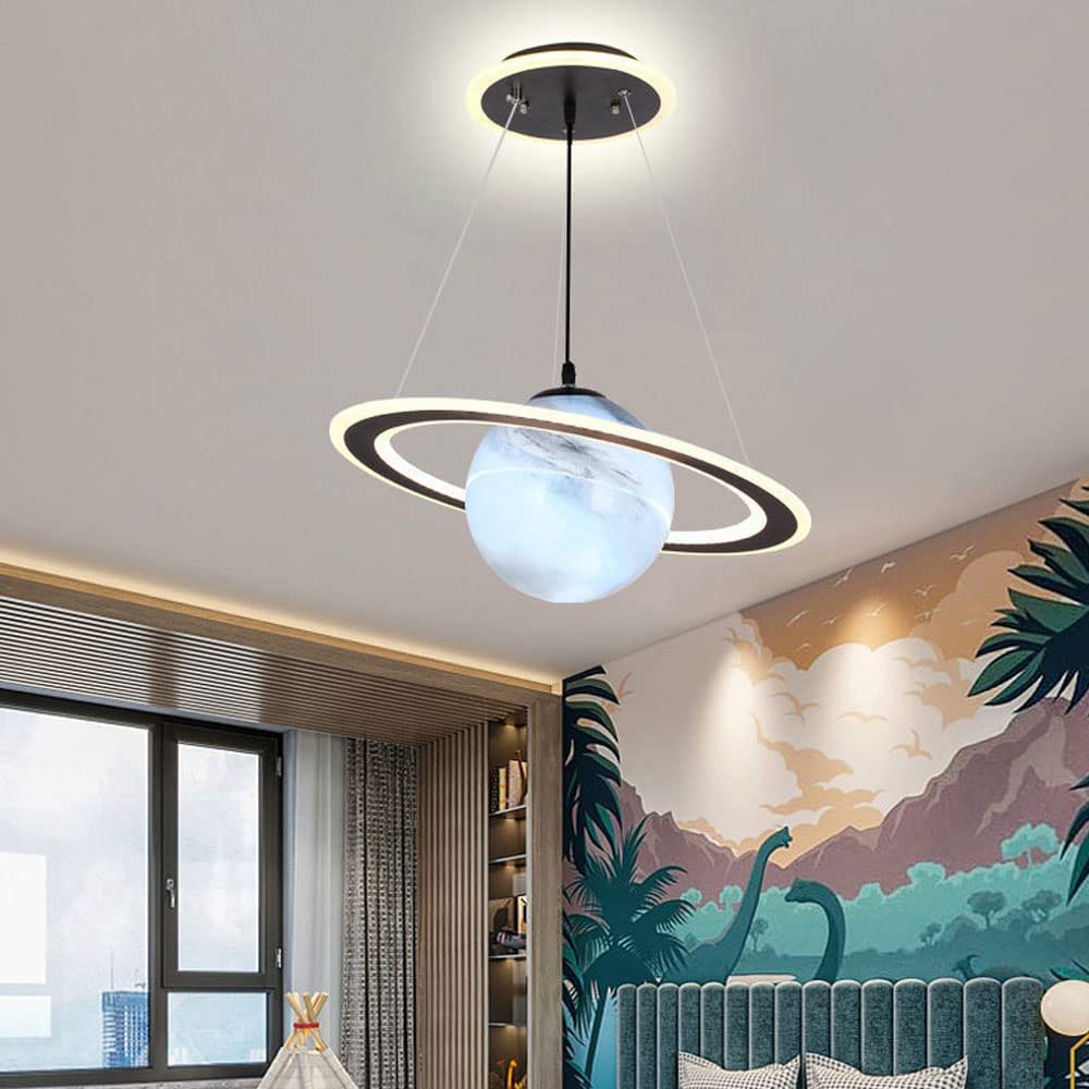 CosmoGlow – Children's room LED pendant lamp with planet design – energy-efficient
