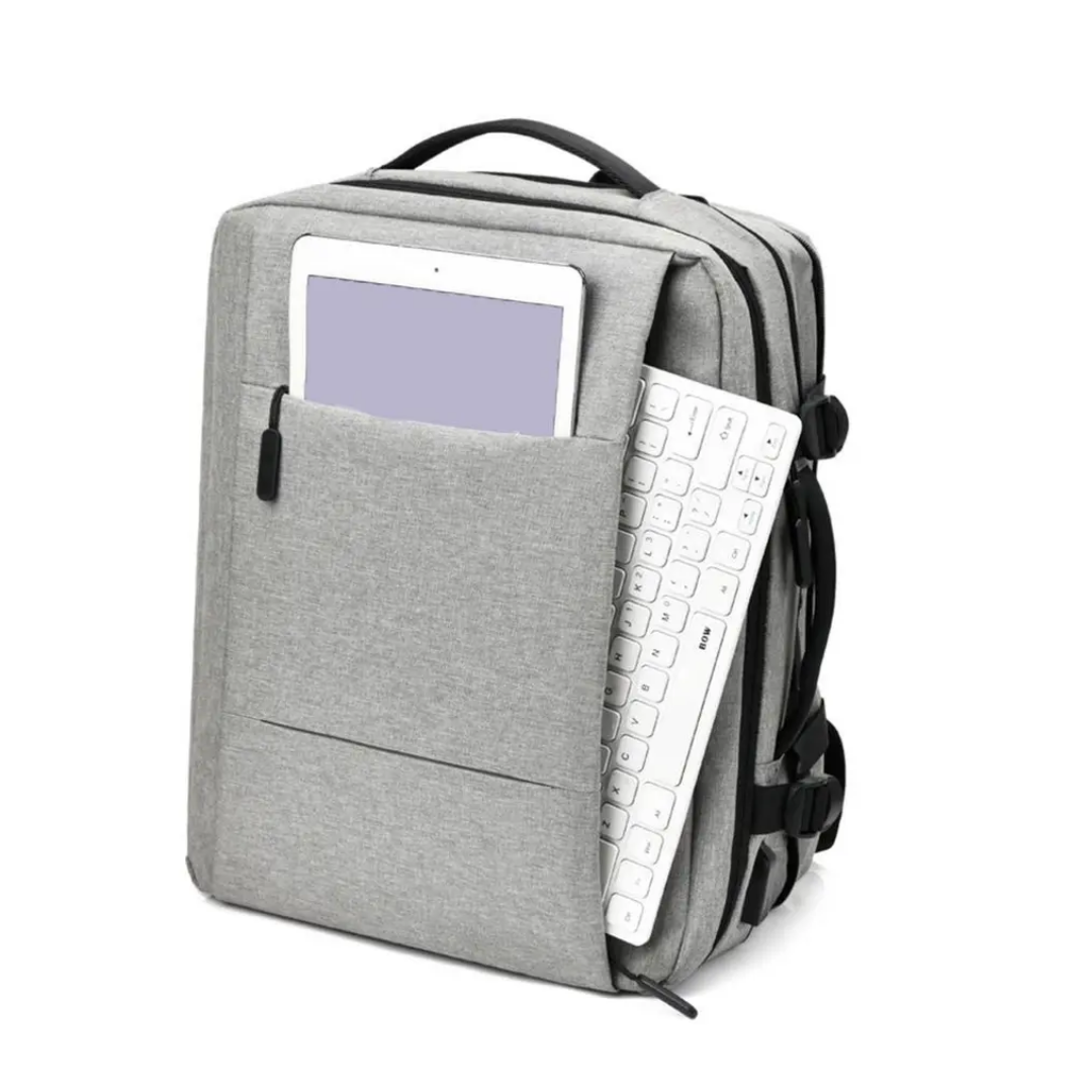 Waterproof Travel Bag – USB Backpack with Laptop Compartment & Extra Space