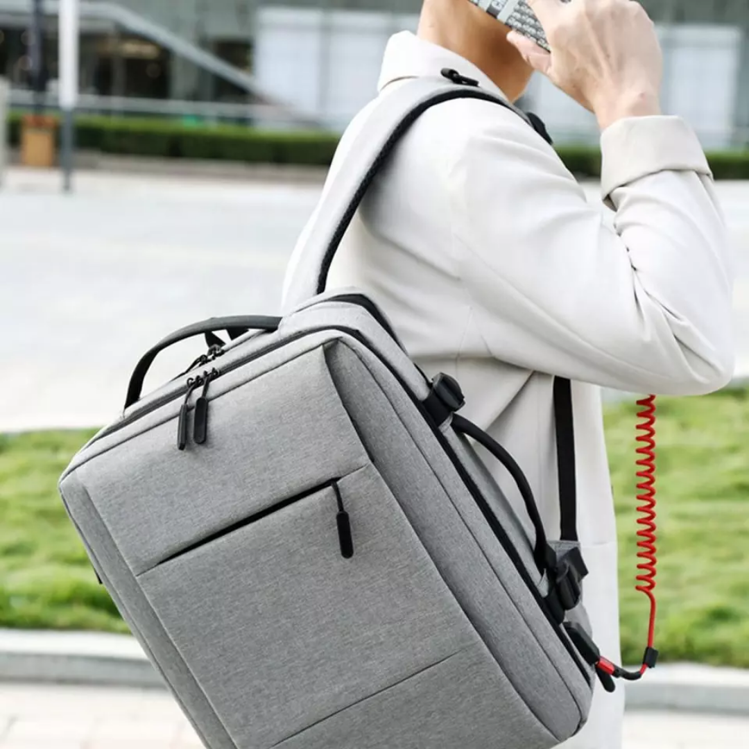 Waterproof Travel Bag – USB Backpack with Laptop Compartment & Extra Space