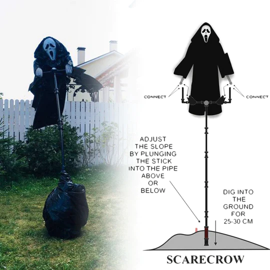 Screamer – Geanimeerd Halloween Tuinspook – Met Geluid & Beweging