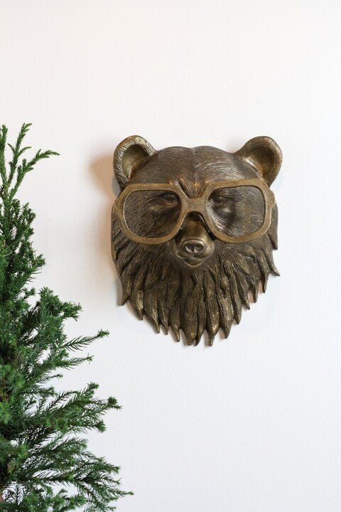 WallCritters – Playful Animal Head Wall Decoration – Hand-painted Resin Design