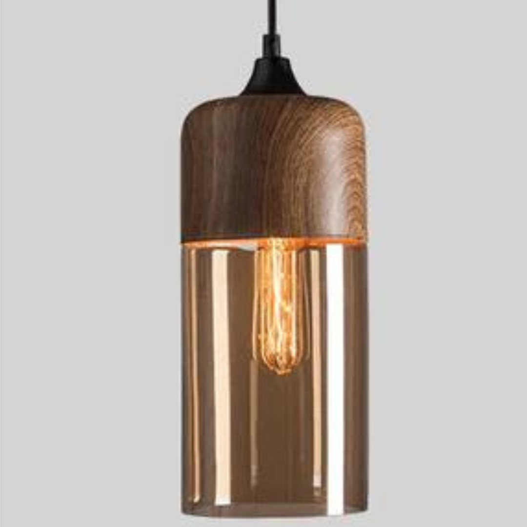 NordLuna Plafondlamp – Stijlvolle Scandinavische Houten Deckenleuchte voor Warme en Moderne Interieurs