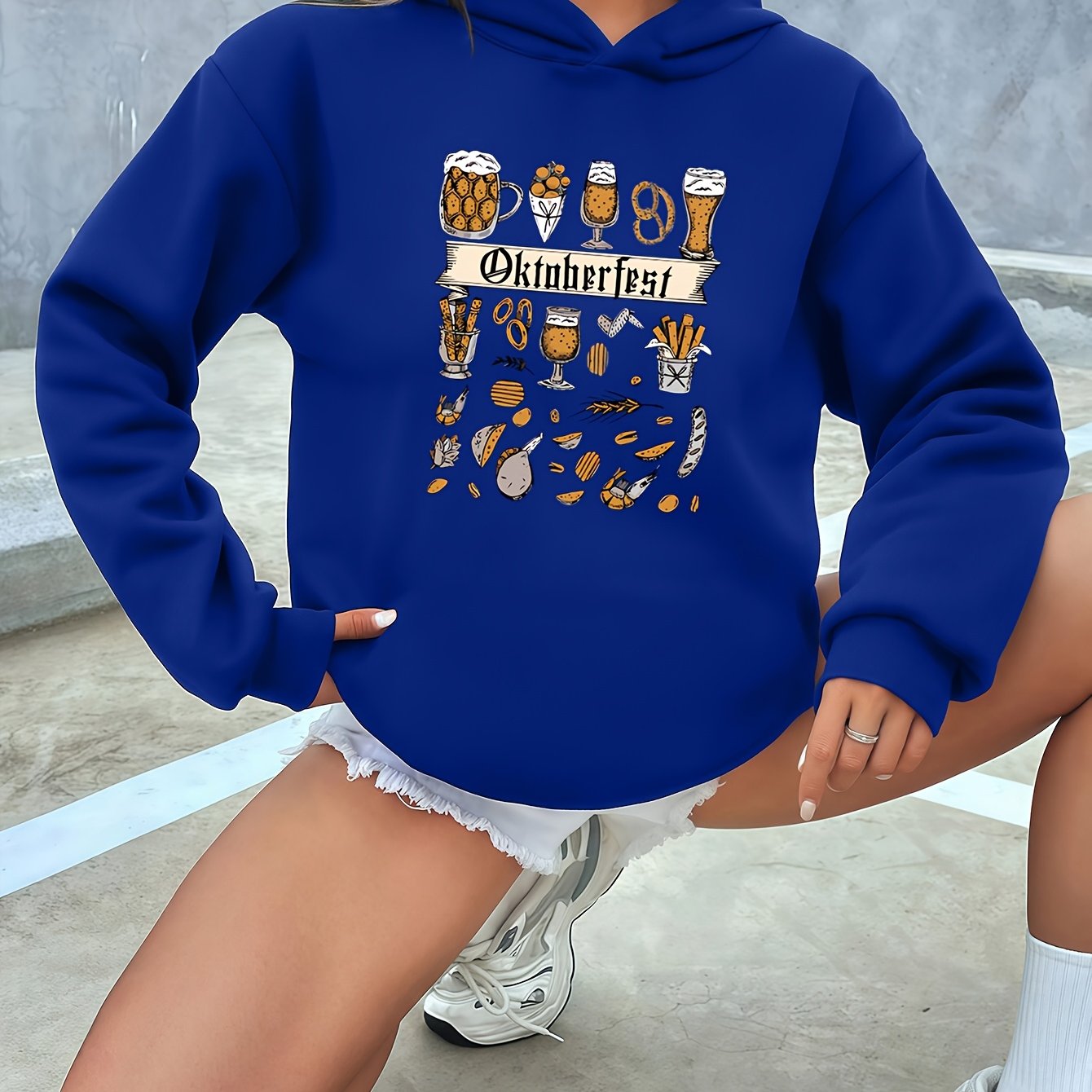 Bavaria Spirit Dames Hoodie Anna – Oktoberfest Warm voor Herfst & Winter