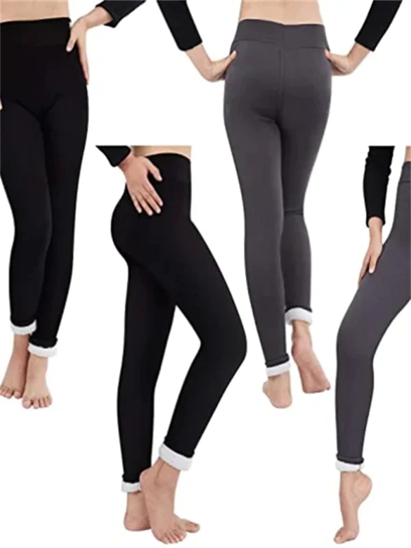 Melzano – Dames winterbroek fleece | Warme legging met shaping effect
