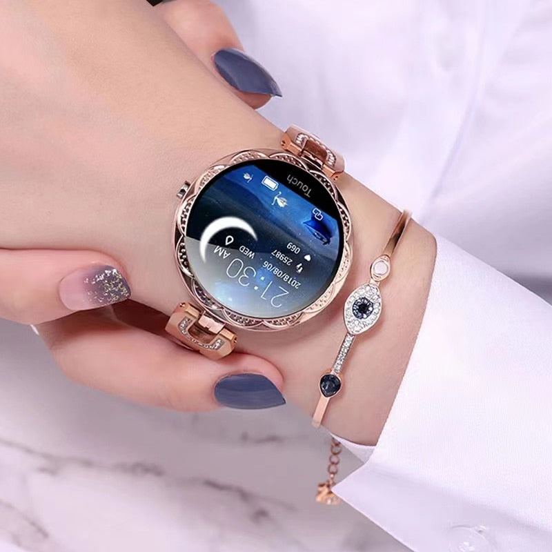 AquaFit Smartwatch Dames – Waterdicht, Stijlvol en Slim