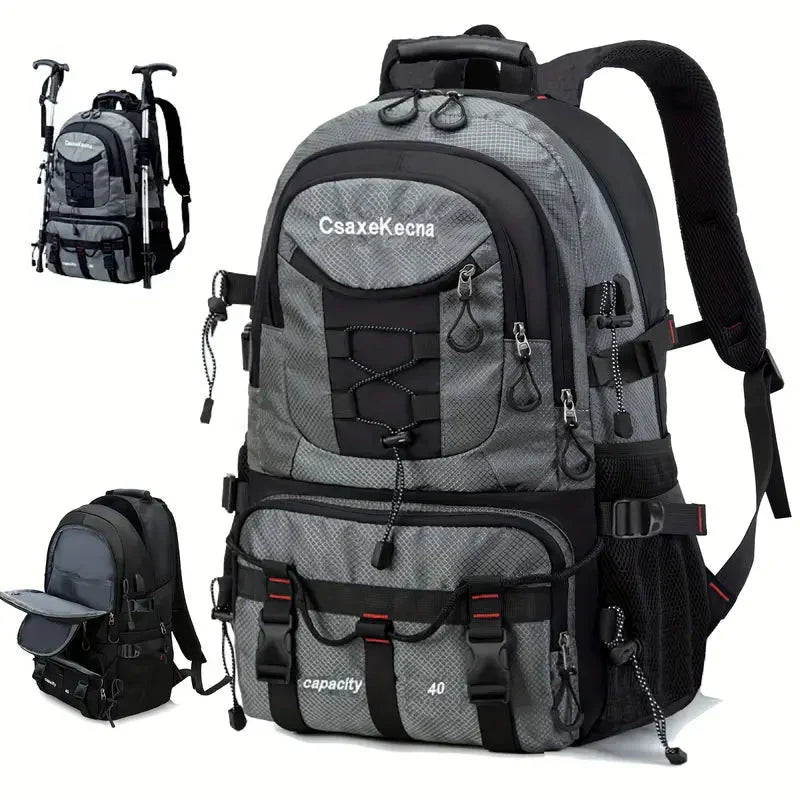 40L Outdoor Rugzak – Waterdicht met USB-Poort & Grote Capaciteit
