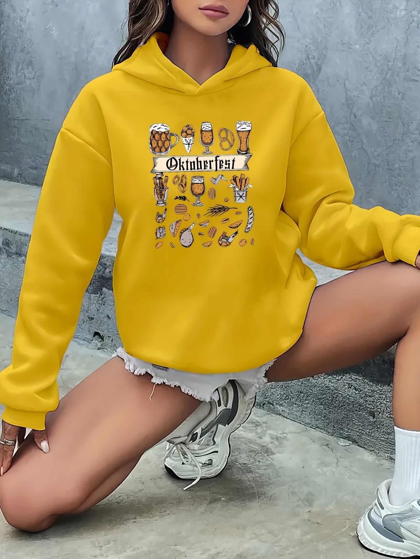 Bavaria Spirit Dames Hoodie Anna – Oktoberfest Warm voor Herfst & Winter