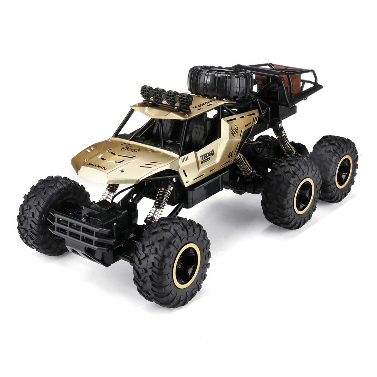 TerraX – RC-monstertruck 6WD met LED & 52 km/u – voor offroadfans