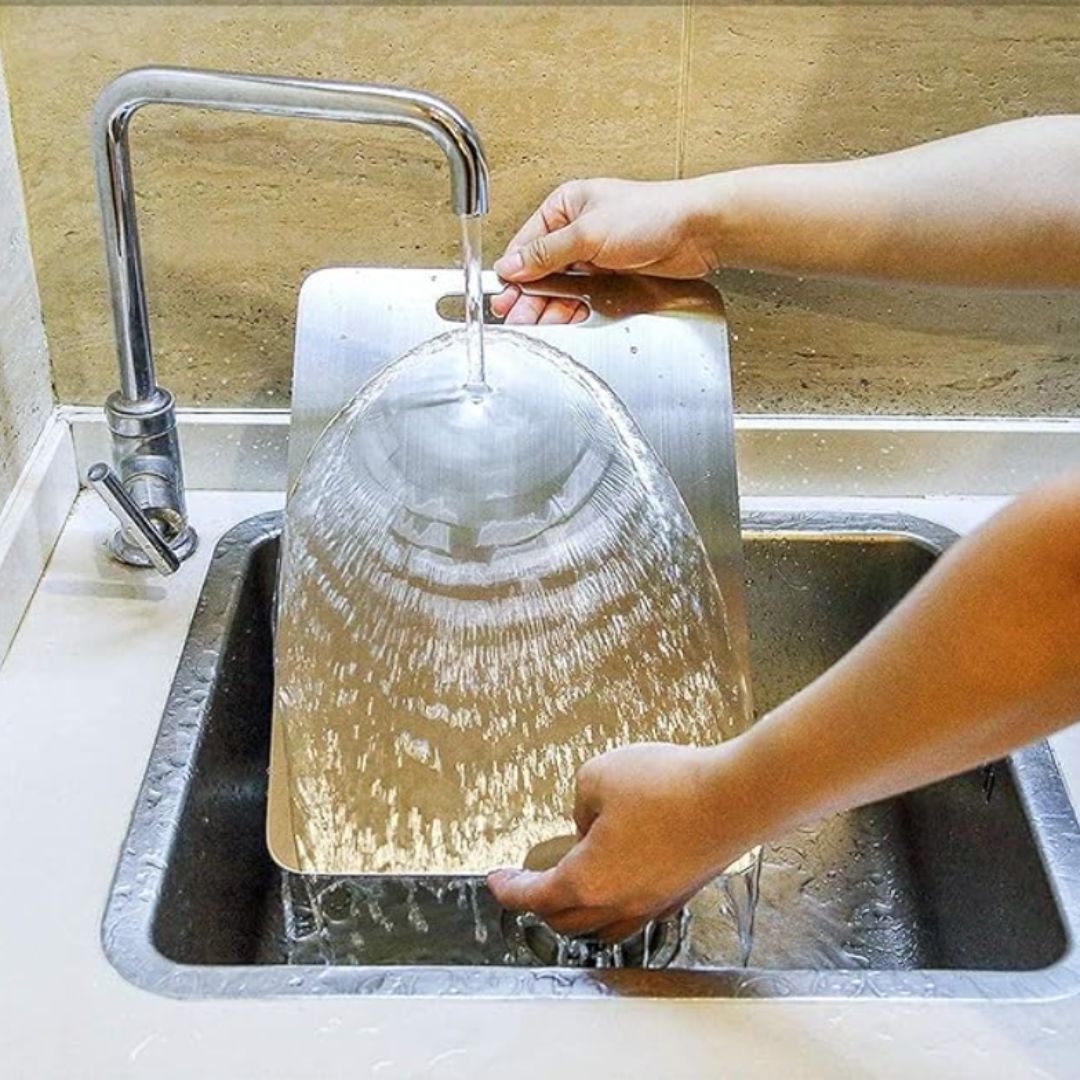 TitanPro – Snijplank Duits roestvrij staal hygiënisch & duurzaam – keuken