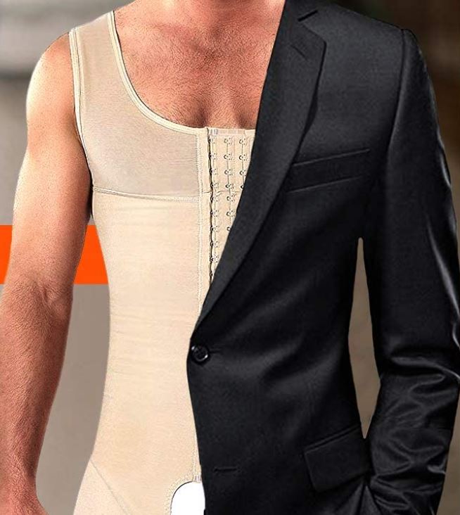 CoreForm – Heren Body Shaper Compressiepak Ademend – Voor Onder Kleding