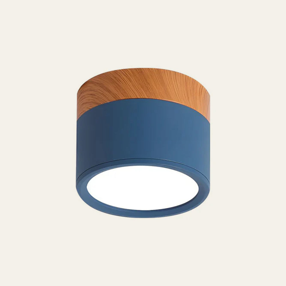 Cylora – Compacte flush plafondlamp – Moderne aluminium LED spot