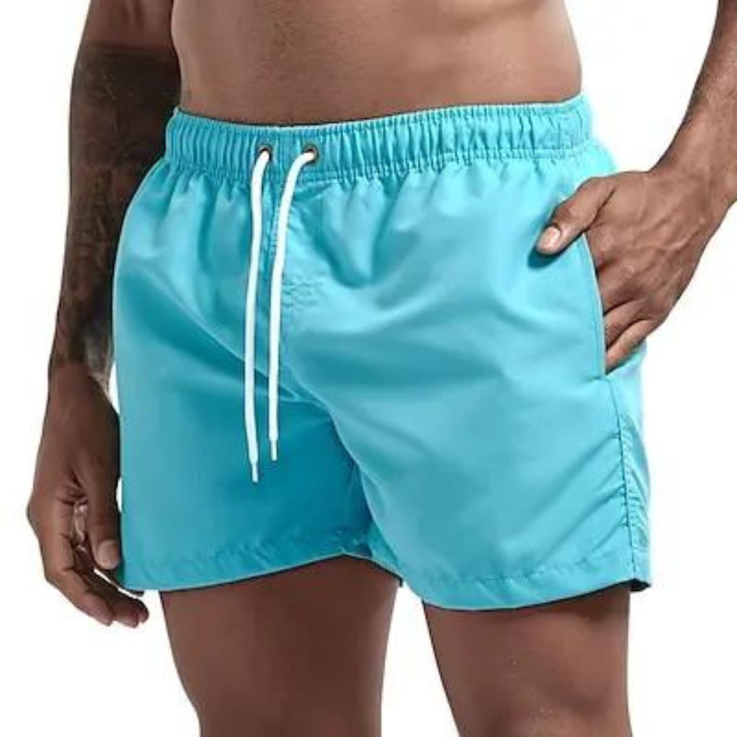 Melzano Sunsets Collection - Comfortabele heren zwembroek met bandjes