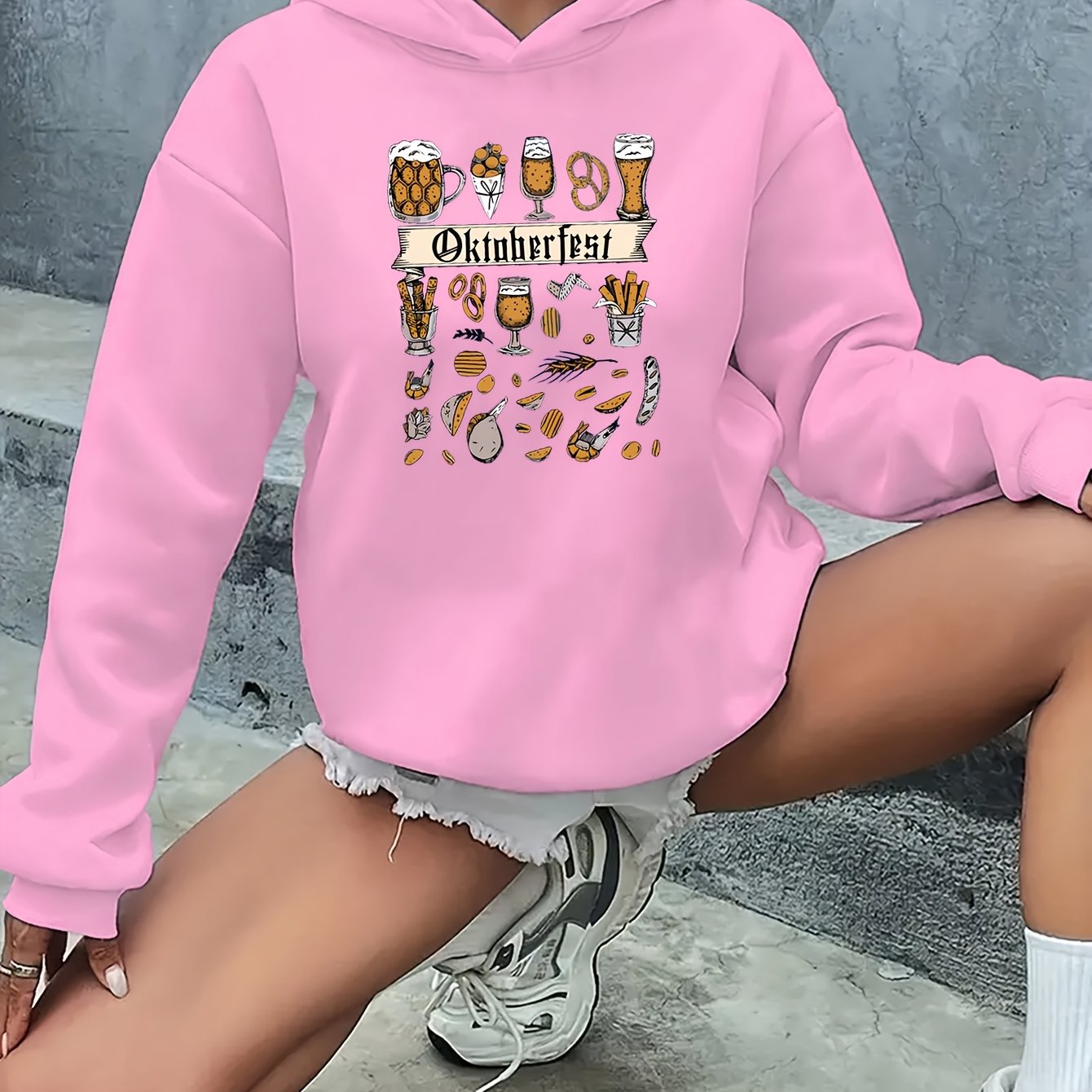 Bavaria Spirit Dames Hoodie Anna – Oktoberfest Warm voor Herfst & Winter