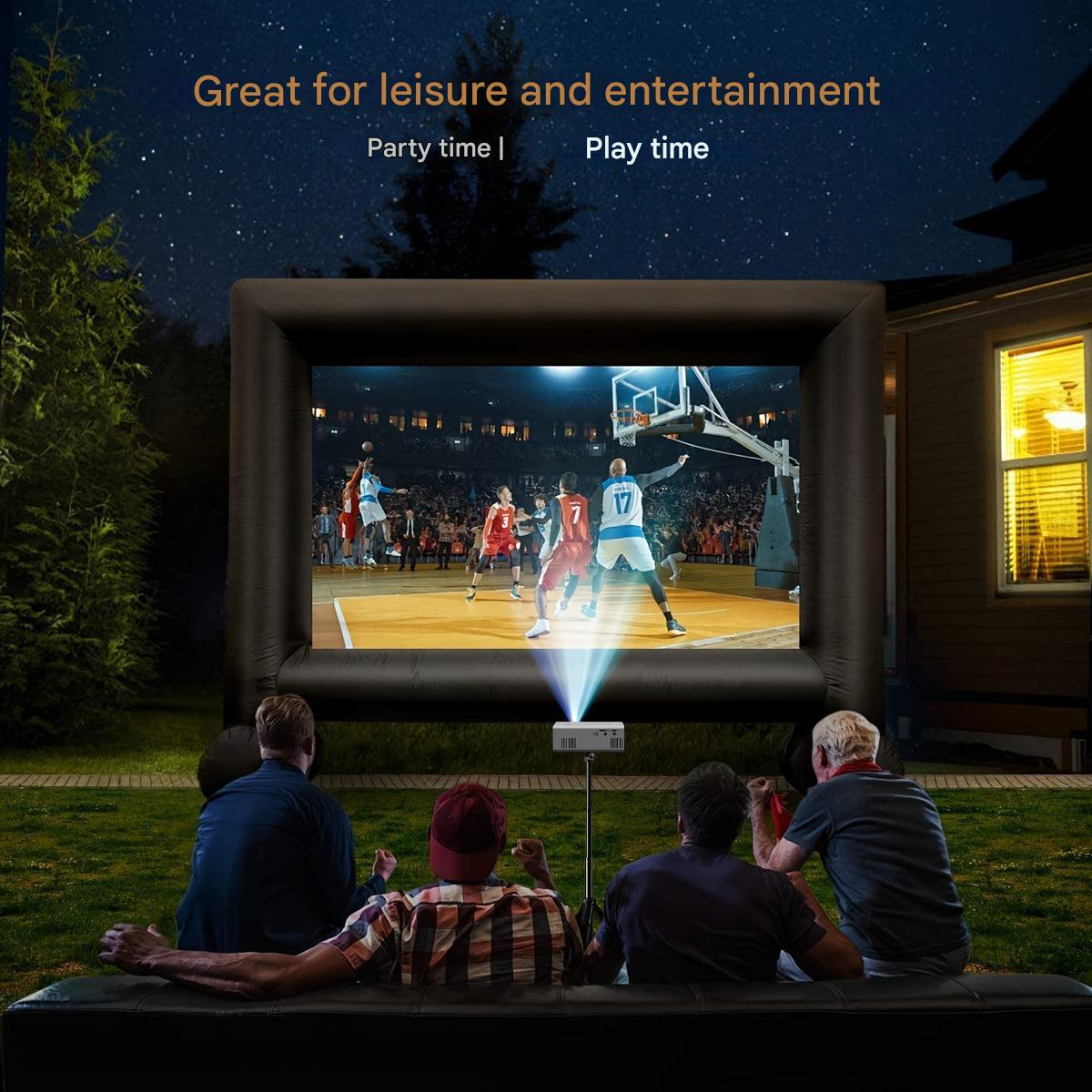 Ultra-Helldich Mini Projector – Portable Beamer with 3000 Lumens & HDMI/USB Connection Mini Projector (3000 Lumens) - LumoBeam