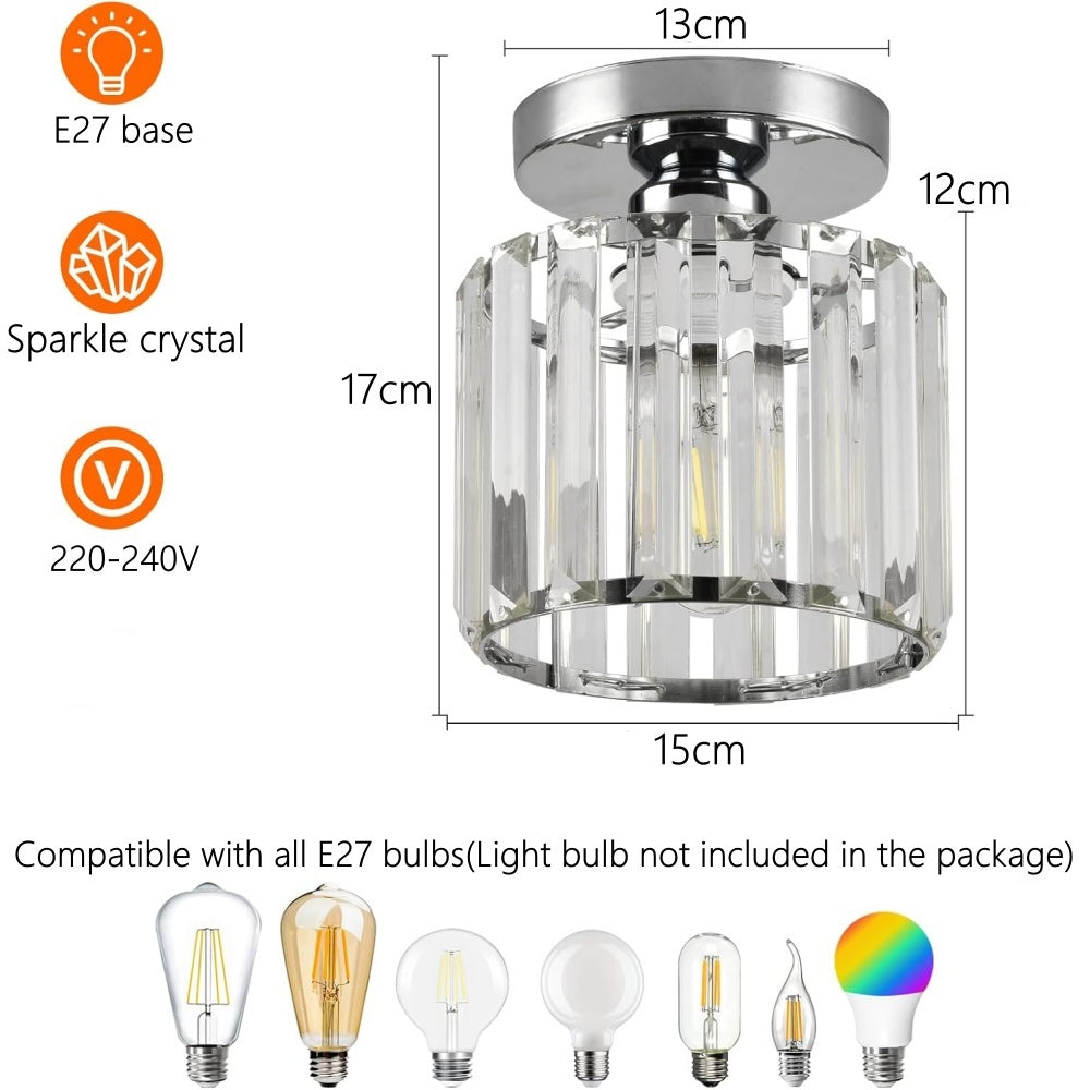 Bravura – Moderne flush plafondlamp – 1-lichts zwart design