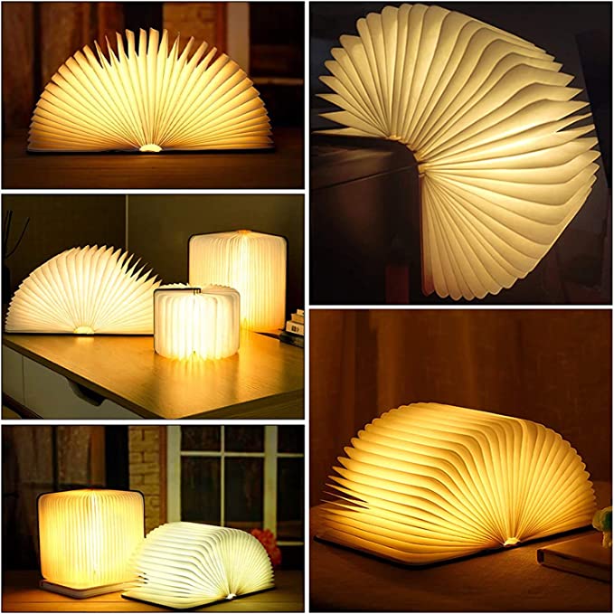 Luminaria – Betoverde Boekenlamp | Unieke LED Lamp met Sensor & USB