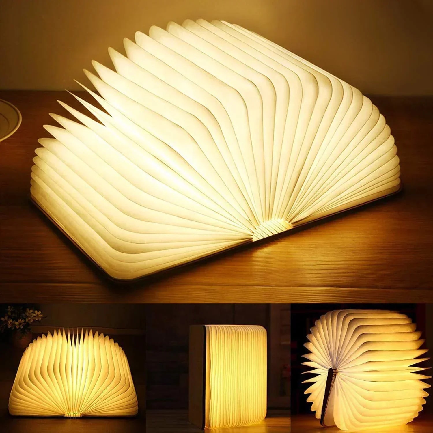 Luminaria – Betoverde Boekenlamp | Unieke LED Lamp met Sensor & USB