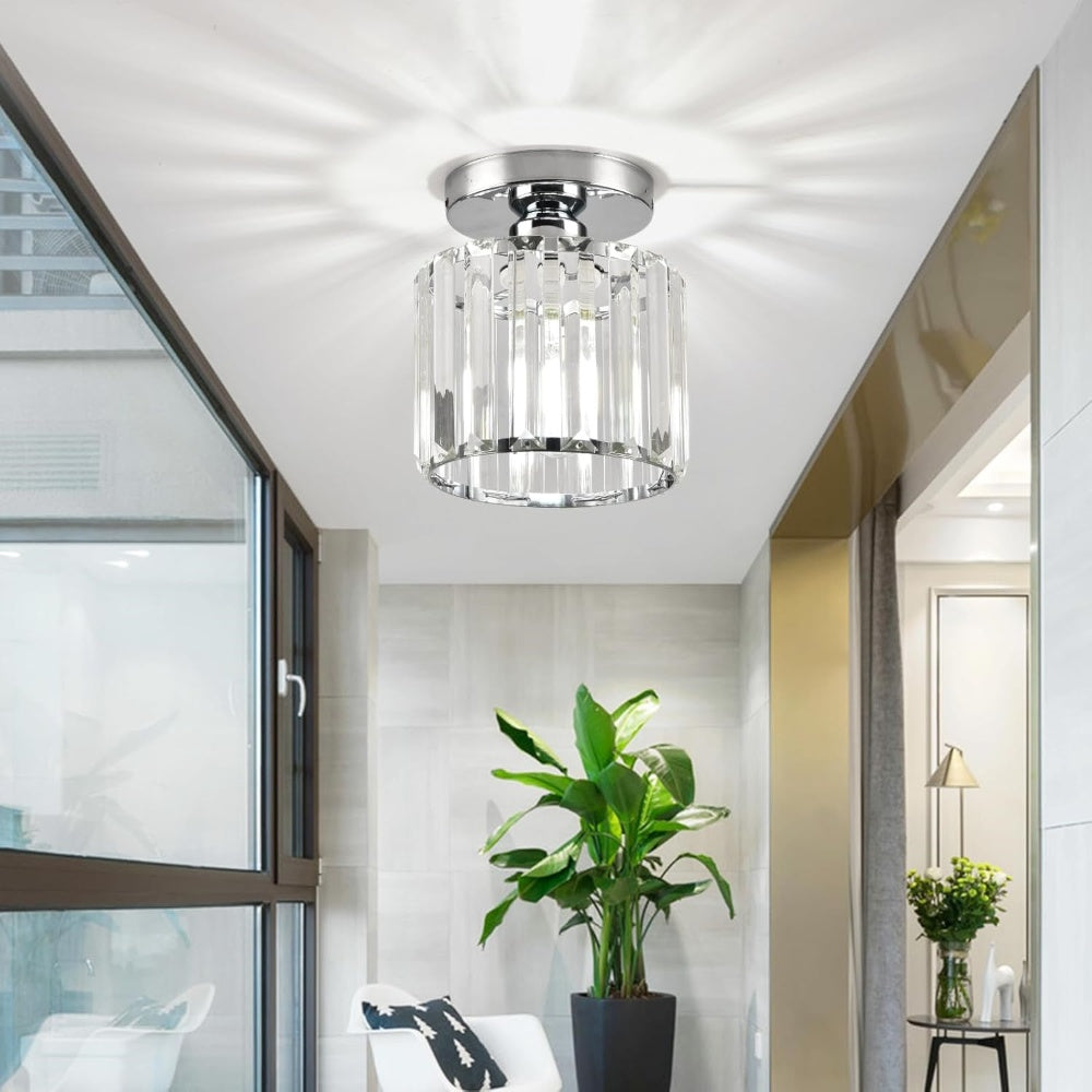 Bravura – Moderne flush plafondlamp – 1-lichts zwart design