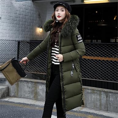 Jimenaza Long Winter Coat with Fur Collar – Elegant, Warm & Waterproof