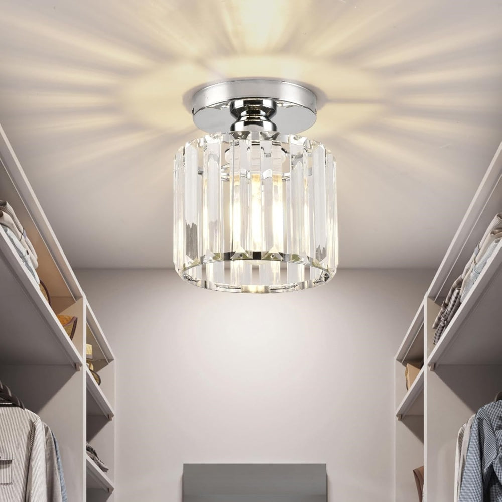 Bravura – Moderne flush plafondlamp – 1-lichts zwart design